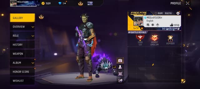 user profile